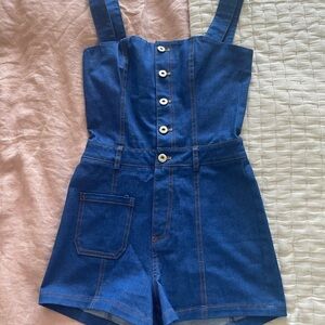 Tiger Mist denim romper